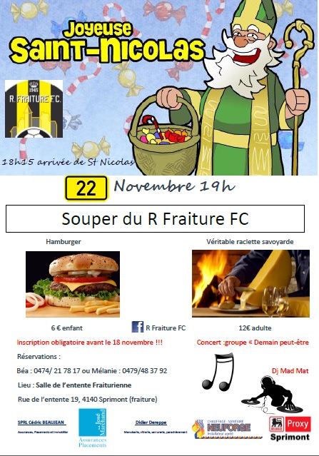 Souper R Fraiture FC - Saint Nicolas